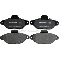 Тормозные колодки дисковые передние Fiat Punto Siecento, Lancia Y 1.11.2 93 ZENTPARTS OX F6K 1441245276 Z07452 - Изображение 3