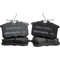 Тормозные колодки дисковые задние Volkswagen Golf Bora 2.3-3.2i 00, Citroen C8, Peugeot 807 02 ZENTPARTS 1441245278 Z07326 FAB WB2N - Изображение 2