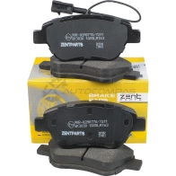 Тормозные колодки дисковые передние Fiat Stilo 1.2i1.6i 01 ZENTPARTS 1441245347 Z07332 2SRUE 75 - Изображение 3