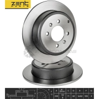 Тормозной диск задний Peugeot 406 1.8-3.0 99 ZENTPARTS Z06033 J98O H 1441246490 - Изображение 2