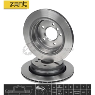 Тормозной диск задний Bmw E39 2.3-4.0 M51 M52 M54 M57 M62 95 ZENTPARTS 1441246734 Z06074 L 94YJVP - Изображение 2