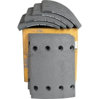 Накладки тормозной колодки с заклепками 1-рем 18.5-12.0 (300x200) BPW, Cardi. Kass ZENTPARTS 1441246982 G SW37V Z10723 - Изображение 4
