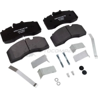 Тормозные колодки дисковые 210.8x102x30 с ремкомплектом BPW T S B4312 ZENTPARTS 1441247037 Z07223 1SC YDL
