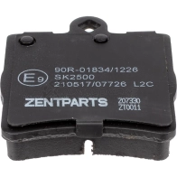 Тормозные колодки дисковые задние Mercedes W202 1.8-2.5 TD 93-01 W210 2.0-3.0 TD 96-02 ZENTPARTS Z07330 SQ5 K4 1441248162 - Изображение 4