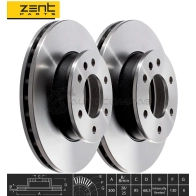 Тормозной диск передний Mercedes Sprinter 06 ZENTPARTS Z05972 1441248222 BPF6 MT - Изображение 2