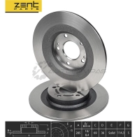 Тормозной диск задний Mitsubishi A S X L 200 iV Outlander 3 1.62.02.41.8 T D2.2 TD 10 ZENTPARTS 1441248418 Z06092 N SL8Q - Изображение 2