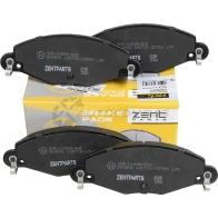 Тормозные колодки дисковые передние Citroen C5 2.2 HDi3.0i 00 ZENTPARTS Z07480 376 N7 1441249252 - Изображение 5