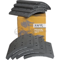 Накладки тормозной колодки STD (420x200(с заклепками 6.35x15.9 128) Daf ZENTPARTS Z10728 4E60 AK 1441250477 - Изображение 4