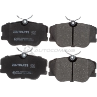 Тормозные колодки дисковые передние Mercedes W124 2.02.23.02.0 D-3.0 TD 93-95 ZENTPARTS 3USS 9MQ Z07347 1441250658 - Изображение 2