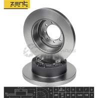 Тормозной диск задний Iveco Daily 35-1049-10 ZENTPARTS OF WS5E Z06099 1441250950 - Изображение 2