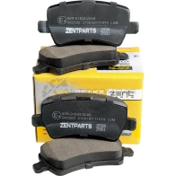 Тормозные колодки дисковые задние Ford Galaxy Mondeo S-max, Volvo S80 1.6-4.4 DTDCi 06 ZENTPARTS Z07309 3DVM YK 1441252063 - Изображение 3