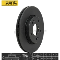 Тормозной диск передний Hyundai Elantra 1.62.01.6 D 06 ZENTPARTS 1441253813 UU 4KWB6 Z06286 - Изображение 2