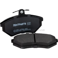 Тормозные колодки дисковые передние Audi 90 2.02.21.6 TD 84-87, Volkswagen Golf G Ti 1.8 86-89 ZENTPARTS 1441254354 SA 31UK Z07266 - Изображение 2
