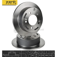 Тормозной диск задний Kia Soul 1.61.6 CRDi 09 ZENTPARTS 7 C5SXH7 Z06095 1441254559 - Изображение 2