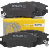 Тормозные колодки дисковые передние Mitsubishi Galant 1.8-2.0 TD 87-96 Space Wagon 91-98 ZENTPARTS HB TSTR 1441254598 Z07390 - Изображение 4