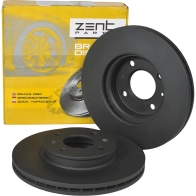 Тормозной диск передний Hyundai Accent, Kia Rio 1.41.61.5 CRDi 05 ZENTPARTS 4Z2L FNZ Z06260 1441254626 - Изображение 3