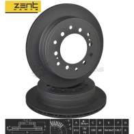 Тормозной диск задний Lexus G X, Toyota Land Cruiser Prado 2.7-4.6i D-4 D 09 ZENTPARTS Z06280 1441255835 74 YTT - Изображение 2