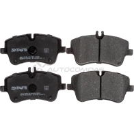 Тормозные колодки дисковые передние Mercedes W203 S203 C L203 C209 1.6-2.02.0 CDi2.2 CDi 00 ZENTPARTS 8 ROLSZO 1441256850 Z07379 - Изображение 2