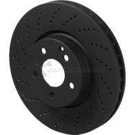 Тормозной диск передний Mercedes C- Class W204 S204 3.5i3.0 CDi 07 ZENTPARTS 1441257249 M 47676 Z06175 - Изображение 3