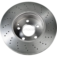 Тормозной диск передний Mercedes W204 S204 A207 C207 2.0-3.02.0-2.5 CDi 07 ZENTPARTS Z06086 OO LS4B 1441257992 - Изображение 4
