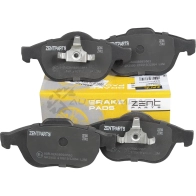 Тормозные колодки дисковые передние Renault Espace 2.0-3.0 DCi 02 Laguna 1.6-2.2 DCi 01 ZENTPARTS UCE D6S Z07366 1441260057 - Изображение 4