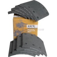 Накладки тормозной колодки с заклепками STD 20.7-11.4 (420x200) ( 8x15 64) S A F ZENTPARTS Z10716 1441260120 0K5 VY04 - Изображение 3