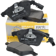 Тормозные колодки дисковые передние Audi A6 2.42.73.02.5 TDi Quattro 01 ZENTPARTS 1441261966 Z07464 MCGY 7S - Изображение 3