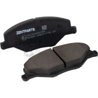 Тормозные колодки дисковые передние Skoda Fabia 1.2, Volkswagen Polo Rus 1.6 12 ZENTPARTS Z07232 R FV9FFN 1441262200 - Изображение 2