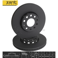 Тормозной диск передний Audi 100 A4 A6, Volkswagen Passat all 90 ZENTPARTS Z06258 YT5Z AP 1441262564 - Изображение 2