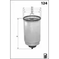Топливный фильтр LUCAS FILTERS ZOSAHK 1276497357 RR5QJ CG LFDS149