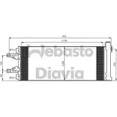 Радиатор кондиционера WEBASTO N2C NUC 82D0226235MA GRF3JF 1277120379