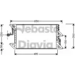 Радиатор кондиционера WEBASTO 82D0225162A 1277436577 GFOXRK SRN16 QD