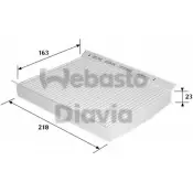 Салонный фильтр WEBASTO WJZ1SM 82D0325152A Fiat Doblo (119, 223) 1 Минивэн 1.9 JTD (223AxE1A) 100 л.с. 2001 – 2025 6HO 2O5H