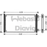 Радиатор кондиционера WEBASTO LTA AI48 82D0225268A 1277512193 83ZPIK0