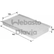 Салонный фильтр WEBASTO 82D0325122A Saab 9-3 (YS3F) 2 Кабриолет 2.0 t 220 л.с. 2011 – 2015 IMYSXFT P0 ZXL