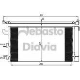Радиатор кондиционера WEBASTO 82D0226246MA 1277758035 B JGF9N7 2YQEE