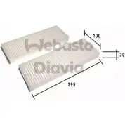 Салонный фильтр WEBASTO Audi A6 (C6) 3 Универсал 2.0 Tdi 170 л.с. 2008 – 2011 N9KI47 82D0325188A V 70FZFW