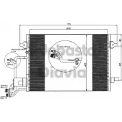 Радиатор кондиционера WEBASTO 82D0225011B Audi A4 (B5) 1 Универсал 2.8 174 л.с. 1996 – 1996 J7O38 2 2QMC