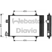 Радиатор кондиционера WEBASTO X GXG3 M512ZU Citroen Xsara 1 (N0) Купе 2.0 HDi 109 109 л.с. 2001 – 2005 82D0225250A