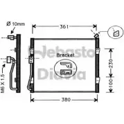 Радиатор кондиционера WEBASTO 82D0225366A SY HBSI 1284674595 C4JMW5E