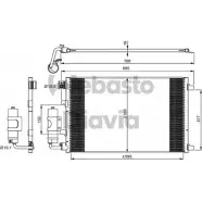 Радиатор кондиционера WEBASTO 1285753753 WBI2F 82D0226263MA INP8HI F