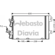 Радиатор кондиционера WEBASTO Opel Astra (H) 3 Хэтчбек 1.4 (L48) 75 л.с. 2004 – 2004 H8 72OOH 82D0226198MA WGMNN