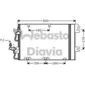 Радиатор кондиционера WEBASTO 82D0226217MA 34TMG5U 0O5 V1 Opel Astra (H) 3 Хэтчбек 1.8 (L48) 125 л.с. 2004 – 2010