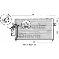Радиатор кондиционера WEBASTO 82D0225287A F33EZA5 NB3 NQC 1286272403