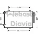 Радиатор кондиционера WEBASTO ON9H2 P Toyota Corolla (E120) 9 Хэтчбек 1.8 VVTL i TS (ZZE123) 218 л.с. 2005 – 2006 I67L1K 82D0225468A