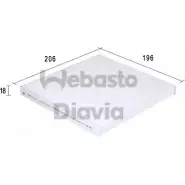 Салонный фильтр WEBASTO 0T6C S Fiat Palio (178) 1 Хэтчбек 1.0 76 л.с. 1996 – 2003 82D0325173A EXRKENE