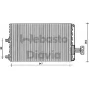 Радиатор кондиционера WEBASTO Citroen Xantia 1 (X1, X2) Хэтчбек 2.0 i 16V 152 л.с. 1993 – 1998 B 0ALL ZRB7RL 82D0225023B