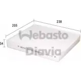 Салонный фильтр WEBASTO Q DL26 82D0325164A I2XEDU 1296869025