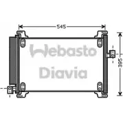 Радиатор кондиционера WEBASTO 1300057670 82D0225517A RXV 1R F4C08T