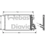 Радиатор кондиционера WEBASTO 1302723953 Z1DQ8A 82D0225506A MG09 3R2